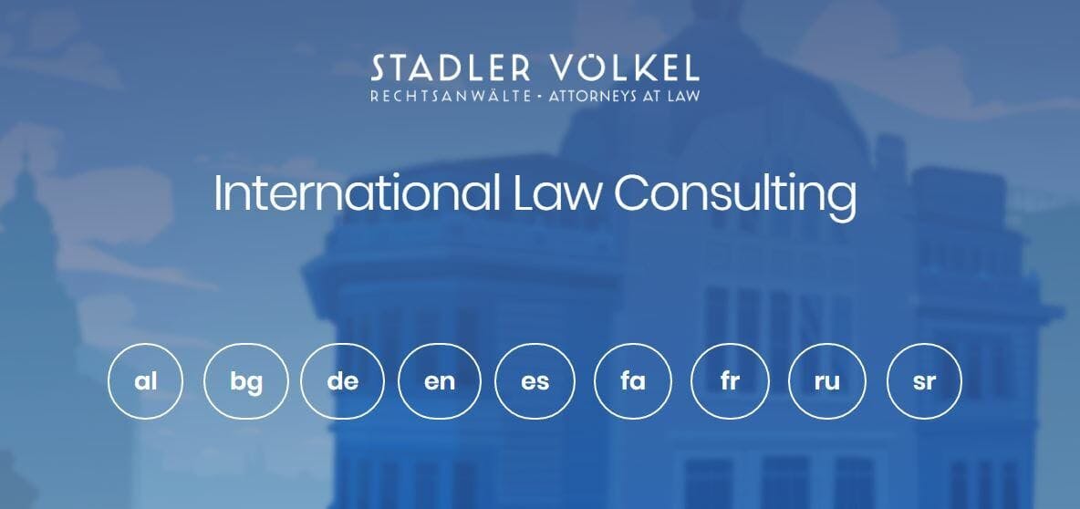 Our new website: stadlervoelkel.com