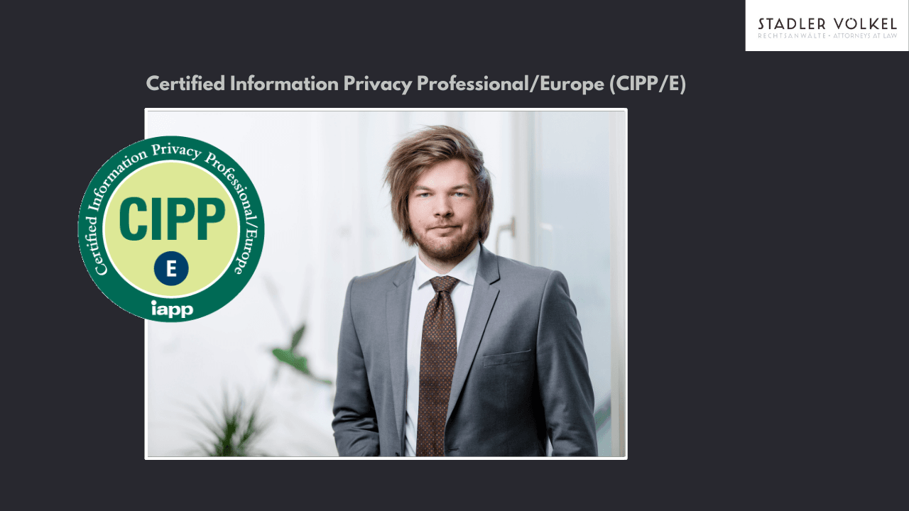 Certified Information Privacy Professional at SV.LAW!