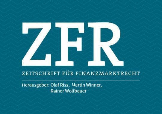 ZFR Forum 2020 Financial market law for science and practice