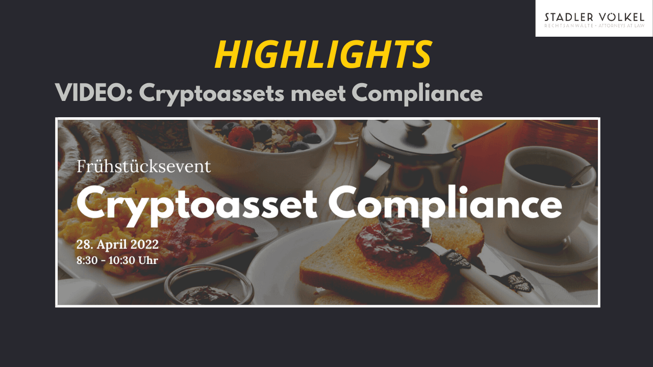 Cryptoassets meet Compliance (15min) - breakfast event